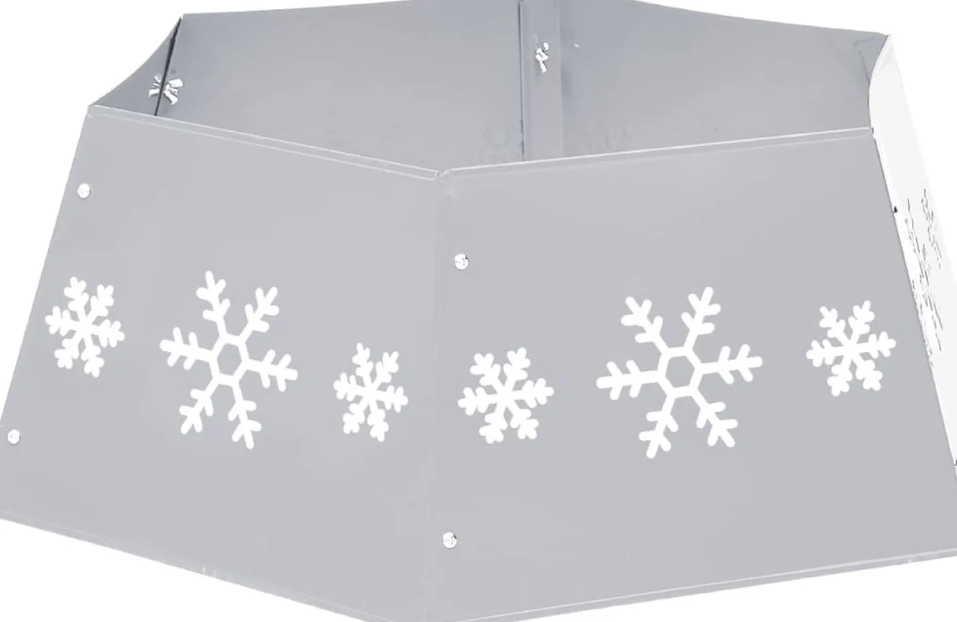 vidaXL Kerstboomstandaarden^ Kerstboomrok O68X25 Cm Kleurig En Wit