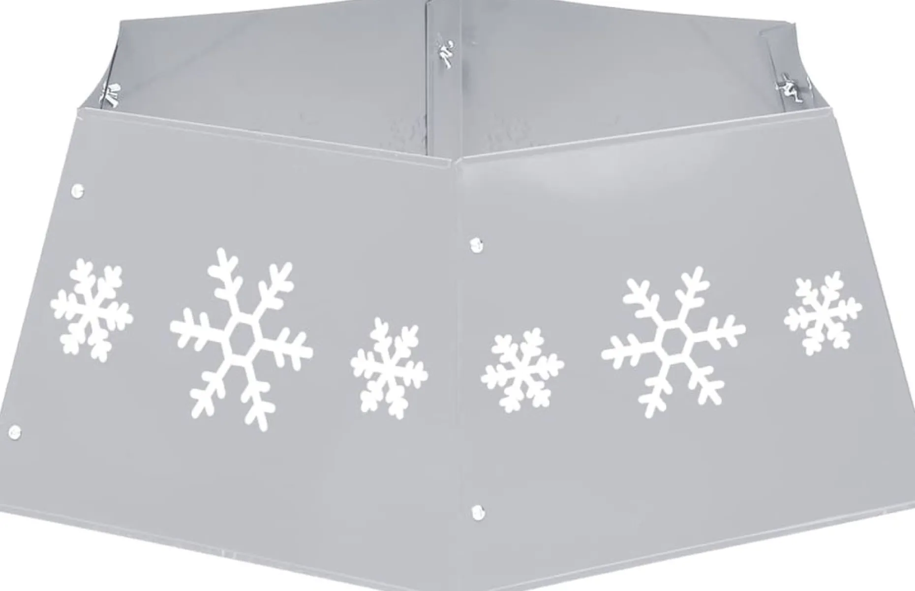 vidaXL Kerstboomstandaarden^ Kerstboomrok O68X25 Cm Kleurig En Wit