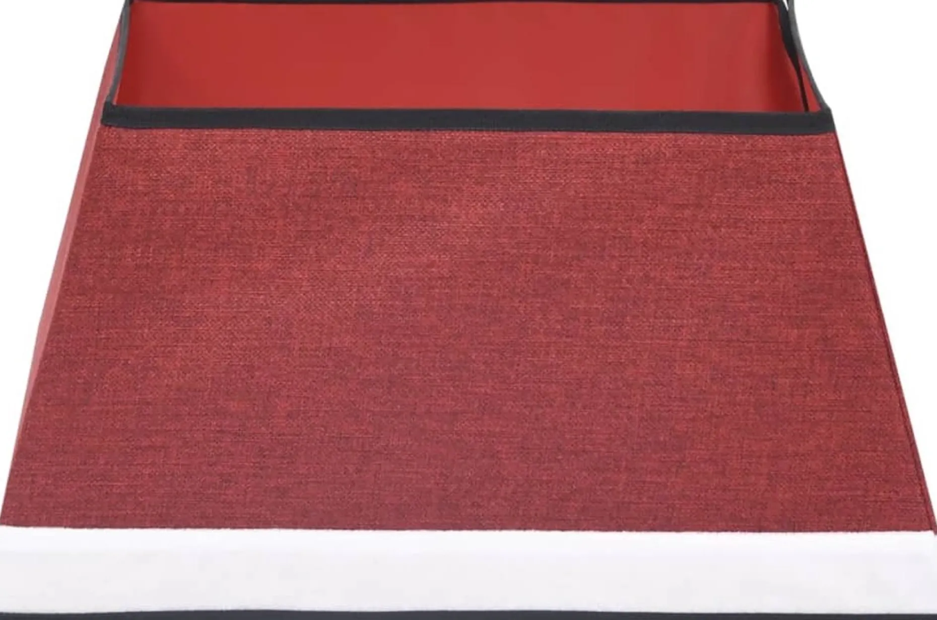 vidaXL Kerstboomstandaarden^ Kerstboomrok 48X48X25 Cm Rood En Wit