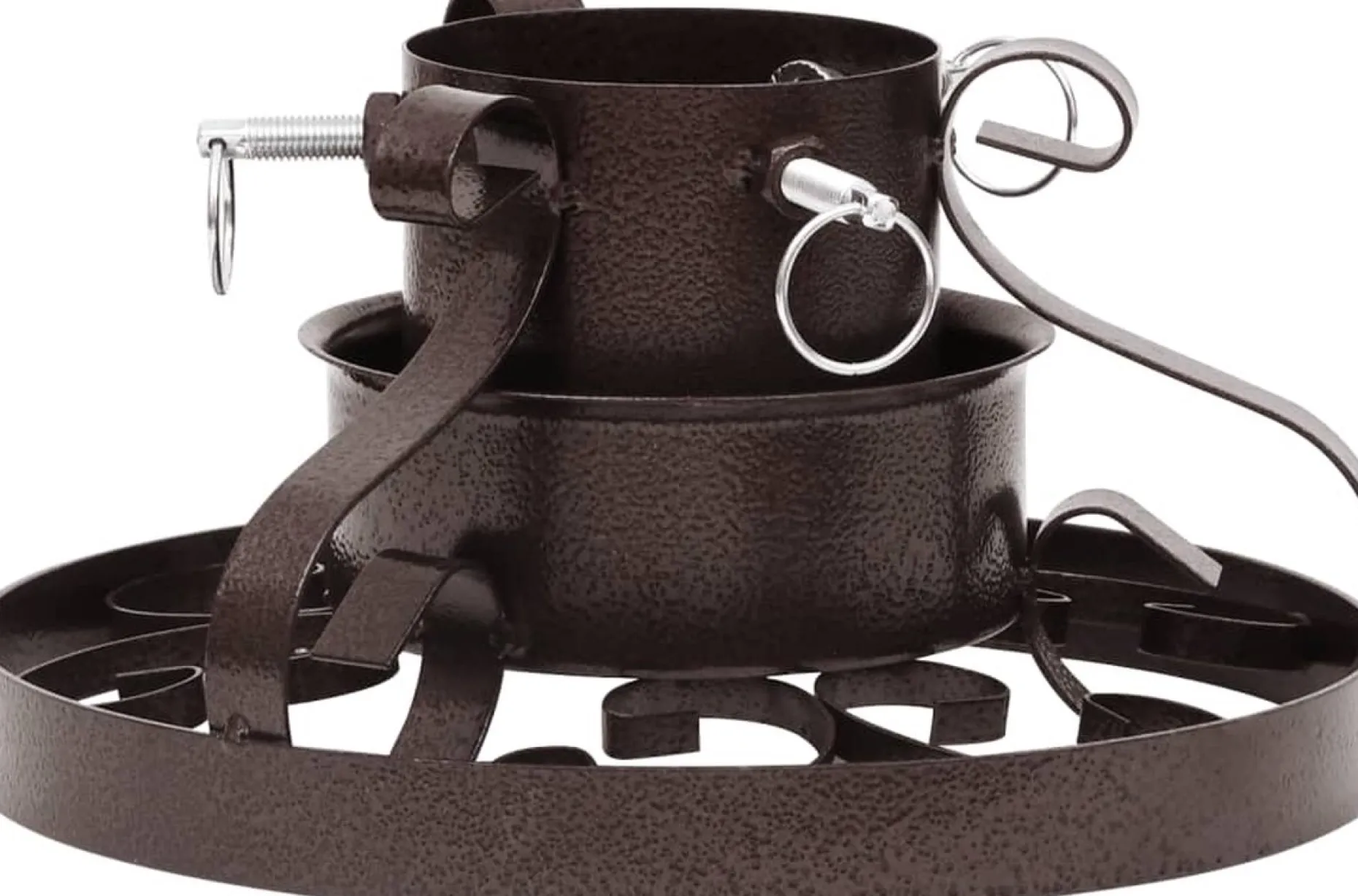 vidaXL Kerstboomstandaarden^ Kerstboomstandaard In Antieke Stijl 29X29X15,5 Cm Koperkleurig