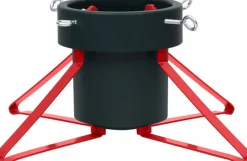 vidaXL Kerstboomstandaarden^ Kerstboomstandaard 46X46X19 Cm En Rood