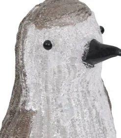 vidaXL Verlichte Kerstfiguren^ Kerstfiguur Pinguin Led Binnen En Buiten 30 Cm Acryl