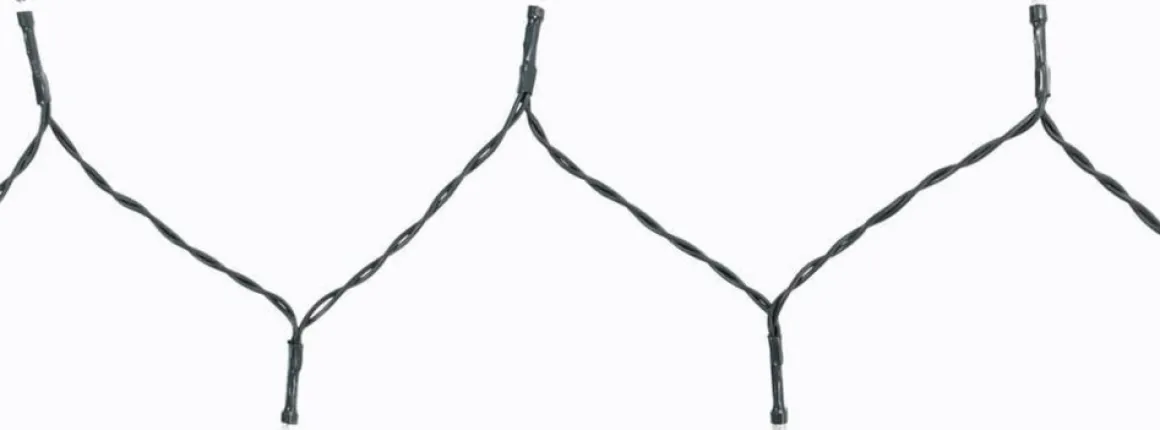 vidaXL Kerstslinger Met Led-Lampjes 2.7 M Pvc Zwart Cheap