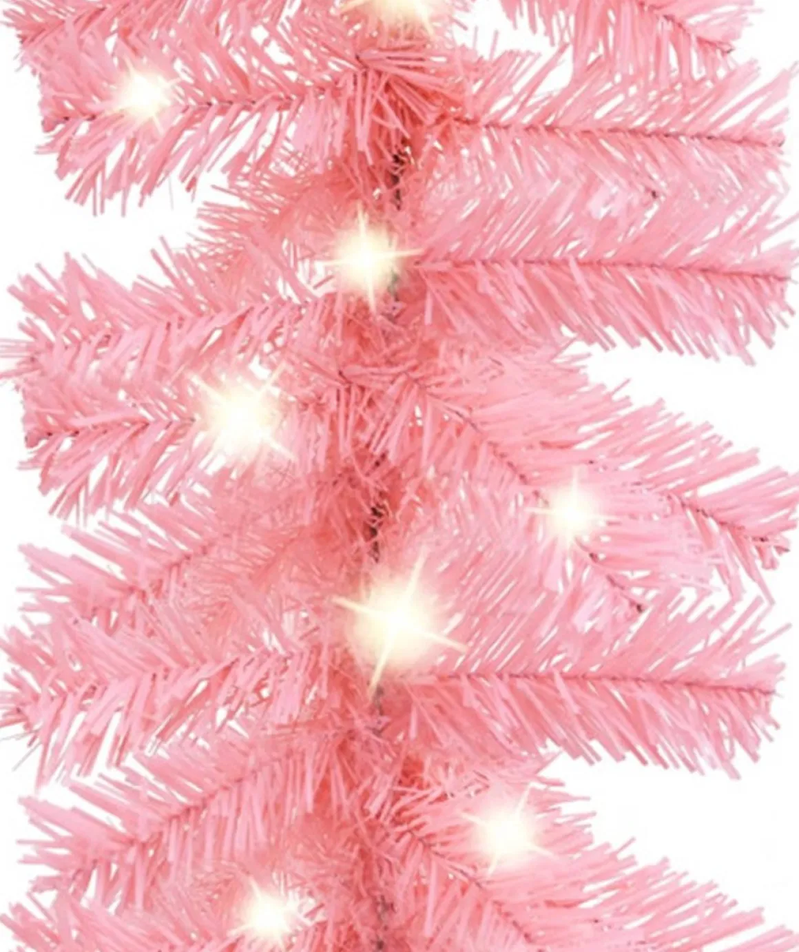 vidaXL Kerstslinger Met Led-Lampjes 5 M Roze Discount