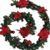 vidaXL Kerstslinger Met Led-Lampjes 2.7 M Pvc Groen Sale