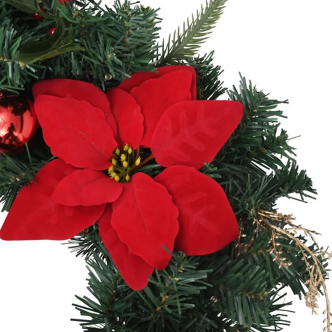 vidaXL Kerstslinger Met Led-Lampjes 2.7 M Pvc Groen Sale