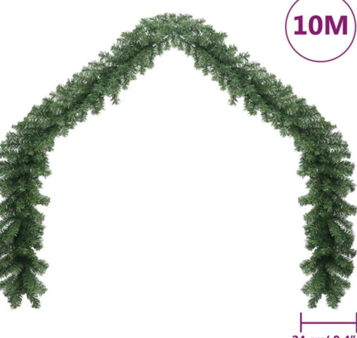 vidaXL Kerstslinger Met Led-Lampjes 10 M Hot