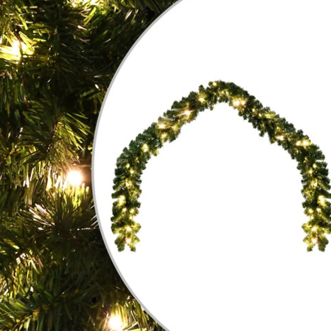 vidaXL Kerstslinger Met Led-Lampjes 10 M Hot
