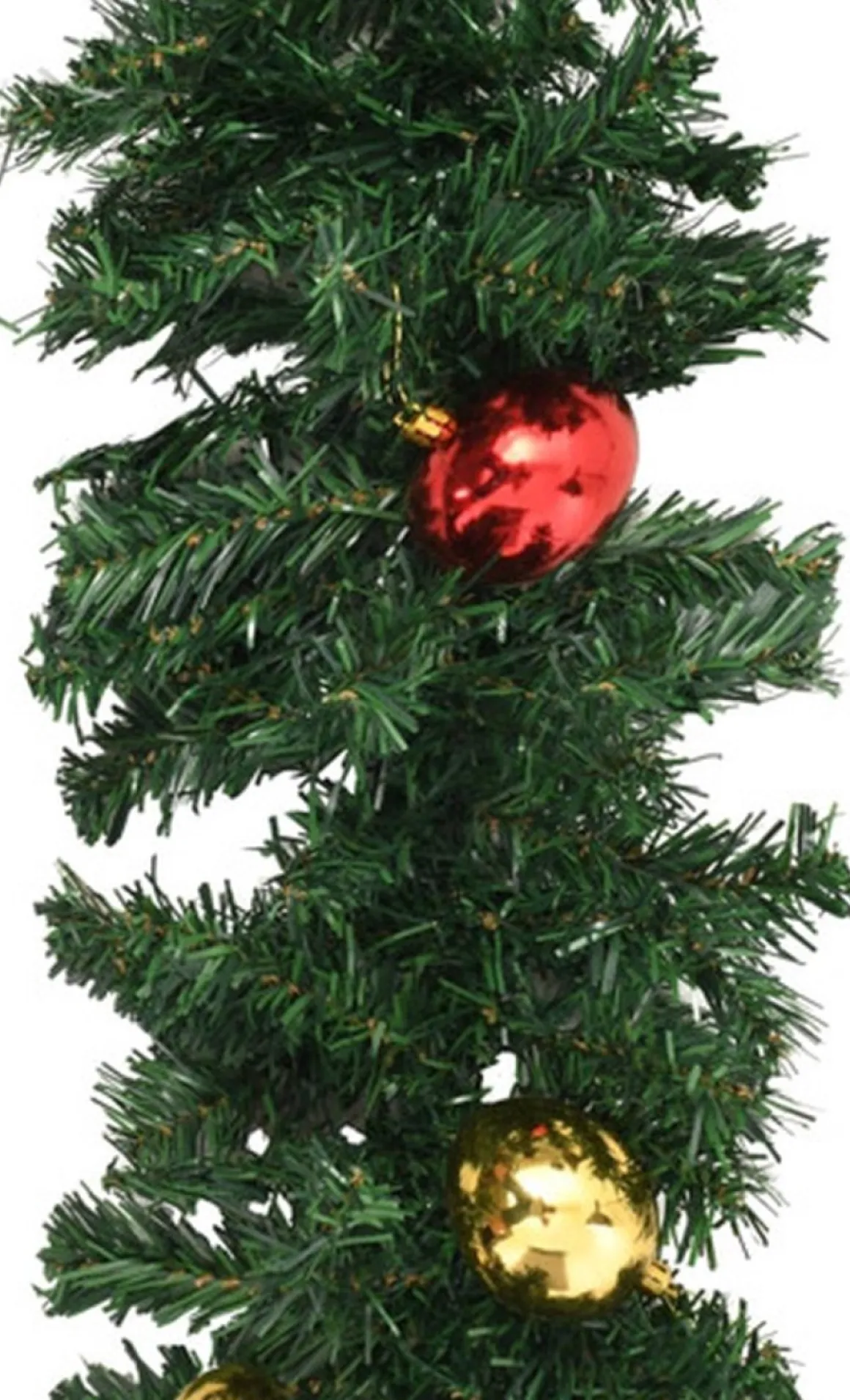 vidaXL Kerstslinger Versierd Met Kerstballen 5 M Clearance