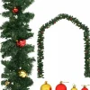 vidaXL Kerstslinger Versierd Met Kerstballen 20 M Store