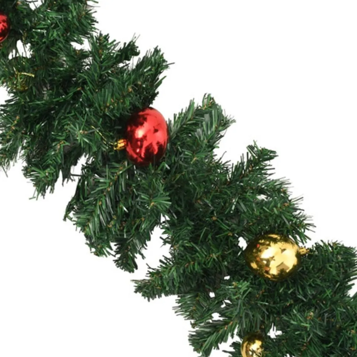 vidaXL Kerstslinger Versierd Met Kerstballen 20 M Store