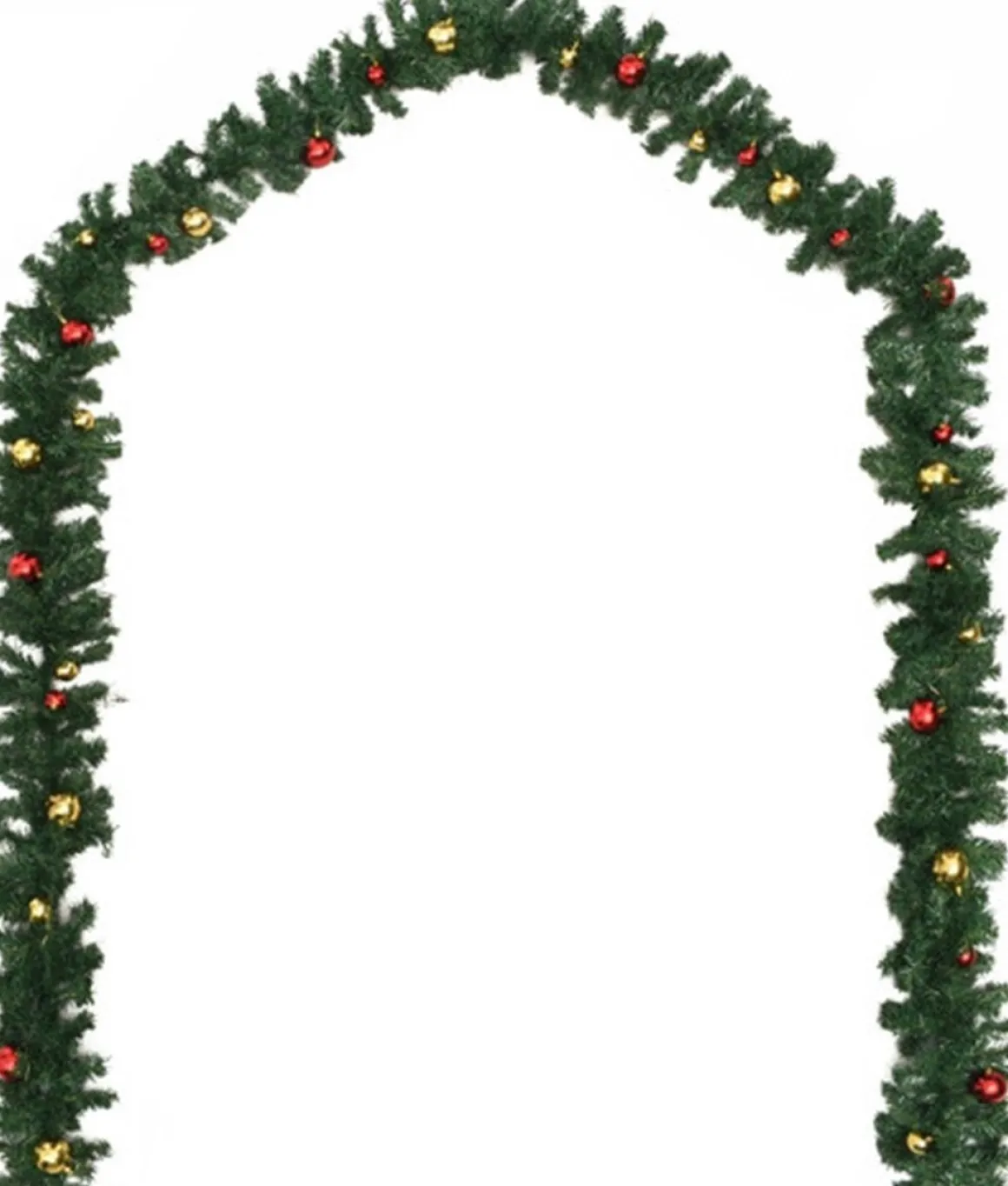 vidaXL Kerstslinger Versierd Met Kerstballen 20 M Store
