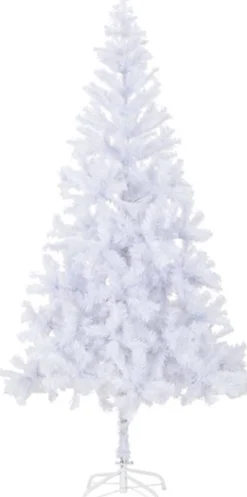 vidaXL Decoratieve Kerstbomen^ Kunstkerstboom Met Stalen Standaard 910 Takken 210 Cm
