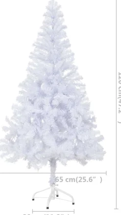 vidaXL Decoratieve Kerstbomen^ Kunstkerstboom Met Standaard 120 Cm 230 Takken