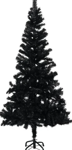 vidaXL Decoratieve Kerstbomen^ Kunstkerstboom Met Standaard 150 Cm Pvc