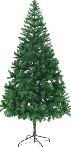 vidaXL Decoratieve Kerstbomen^ Kunstkerstboom Met Standaard 150 Cm Pvc