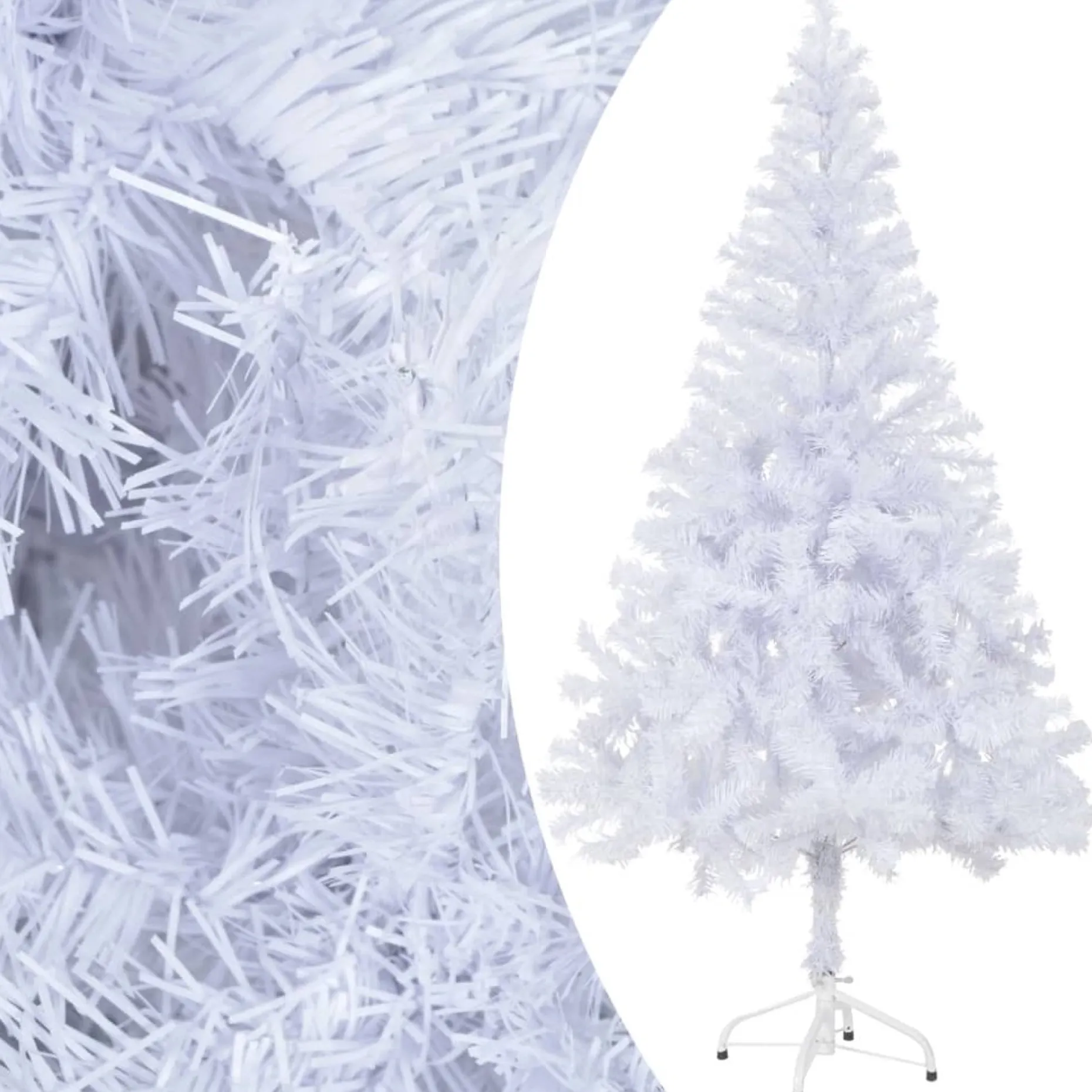 vidaXL Decoratieve Kerstbomen^ Kunstkerstboom Met Standaard 380 Takken 150 Cm