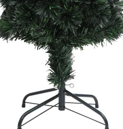 vidaXL Decoratieve Kerstbomen^ Kunstkerstboom Met Standaard Smal Glasvezel 180 Cm