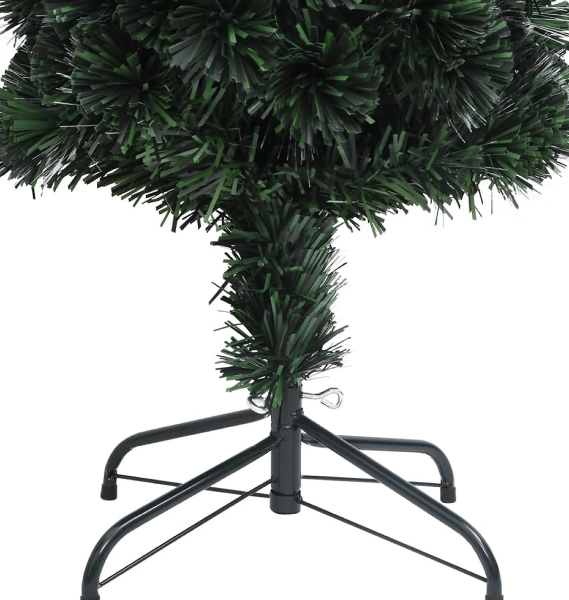 vidaXL Decoratieve Kerstbomen^ Kunstkerstboom Met Standaard Smal Glasvezel 180 Cm