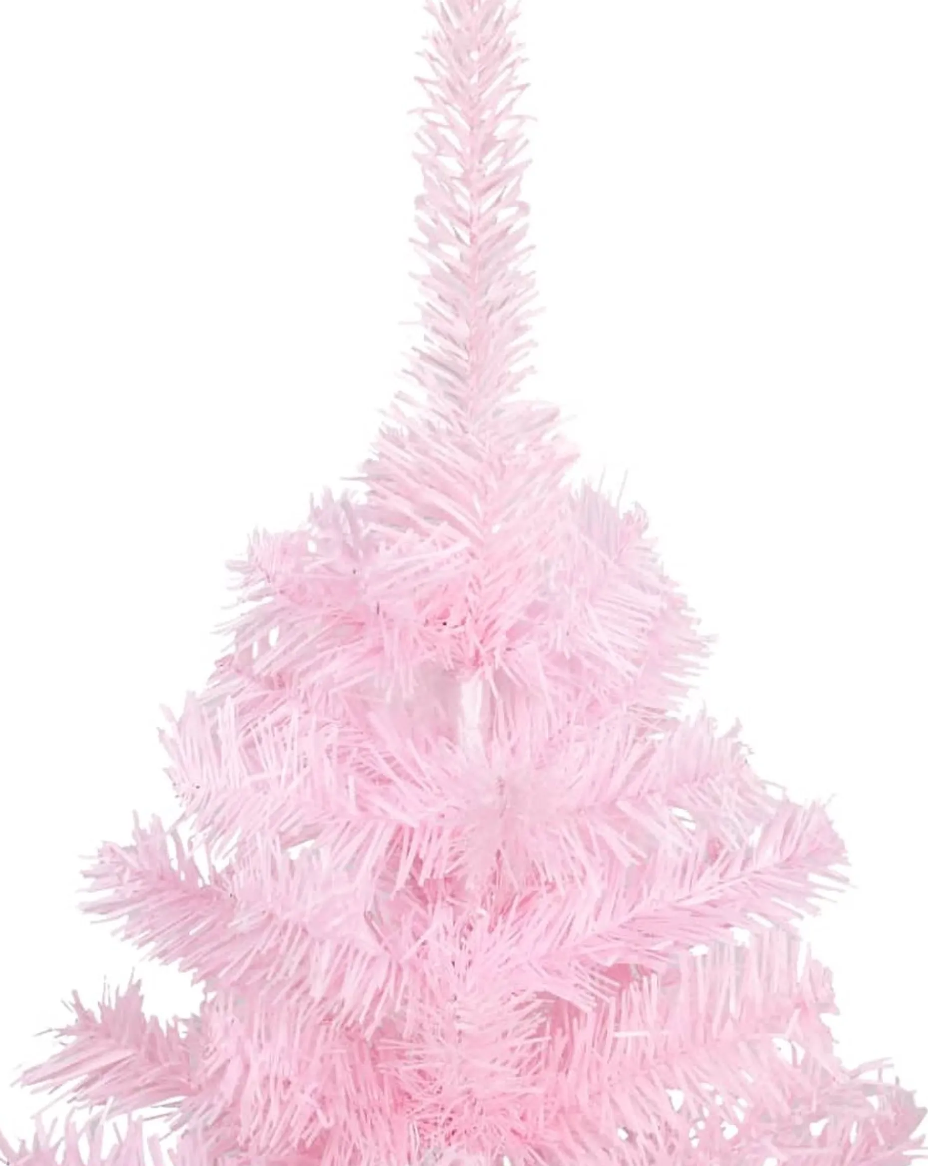 vidaXL Decoratieve Kerstbomen^ Kunstkerstboom Met Standaard 180 Cm Pvc Roze