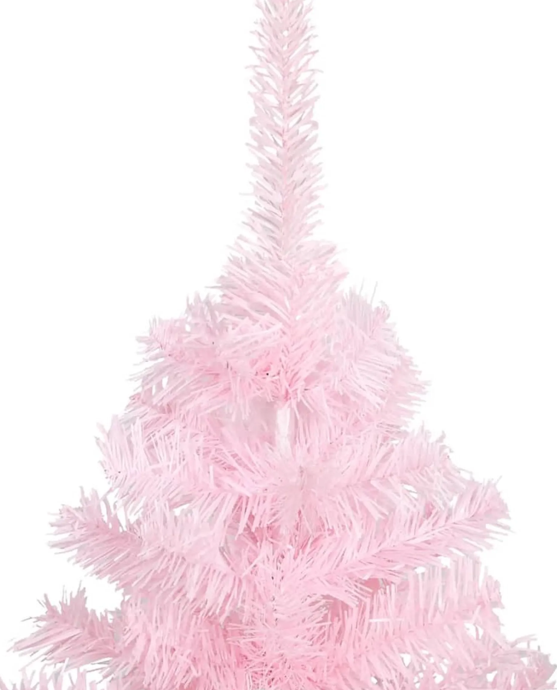 vidaXL Decoratieve Kerstbomen^ Kunstkerstboom Met Standaard 180 Cm Pvc Roze