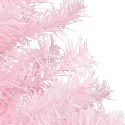 vidaXL Decoratieve Kerstbomen^ Kunstkerstboom Met Standaard 180 Cm Pvc Roze