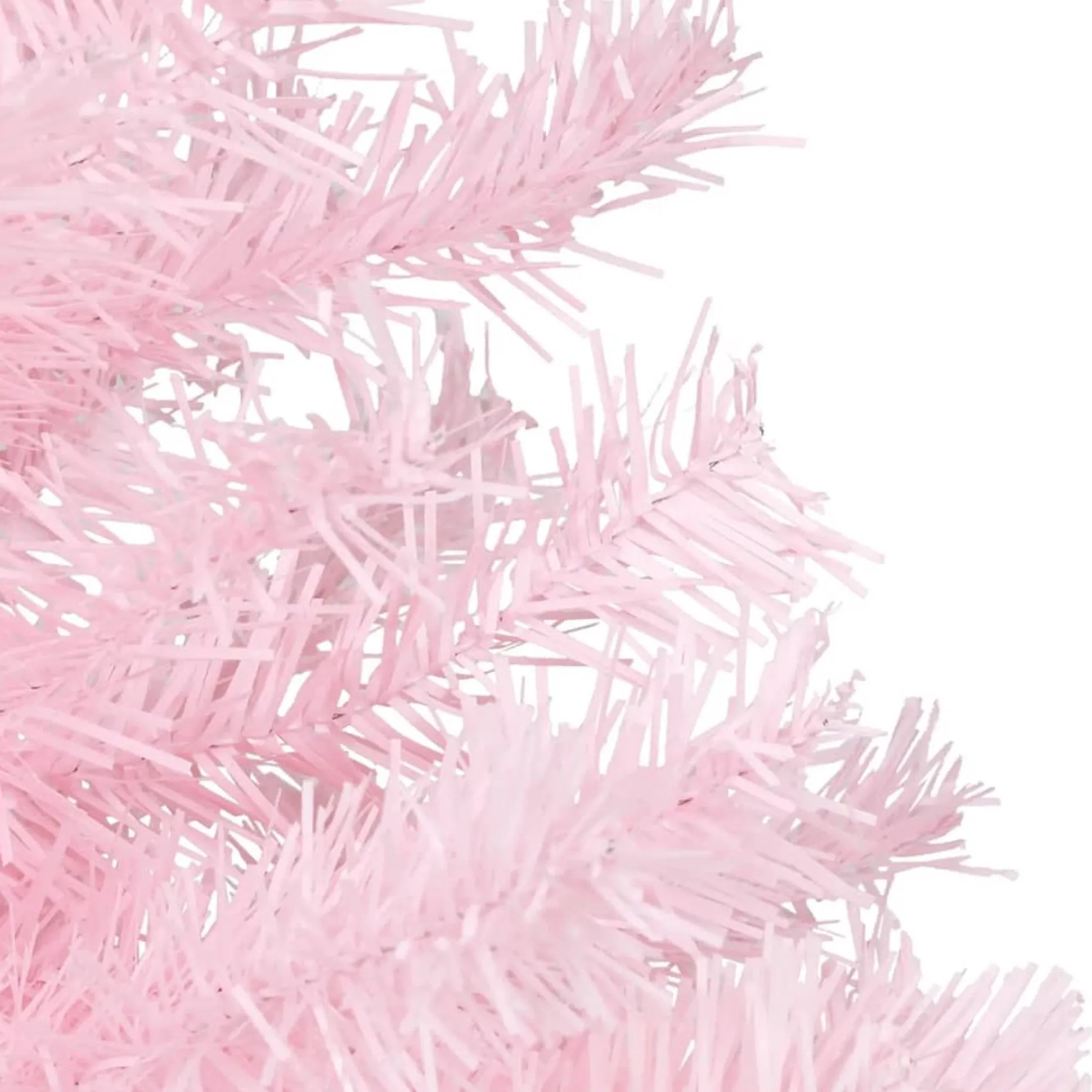 vidaXL Decoratieve Kerstbomen^ Kunstkerstboom Met Standaard 180 Cm Pvc Roze