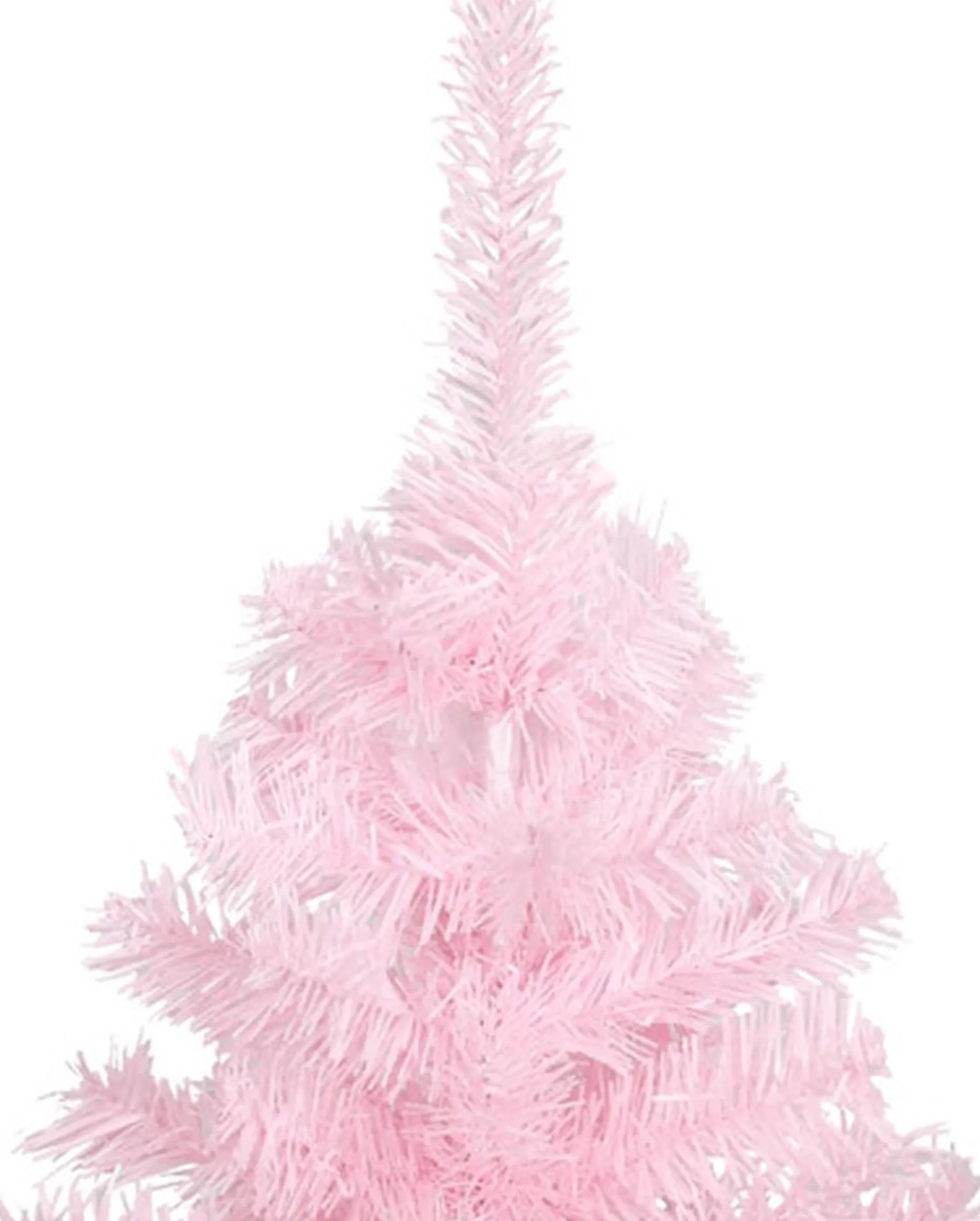 vidaXL Decoratieve Kerstbomen^ Kunstkerstboom Met Standaard 180 Cm Pvc Roze