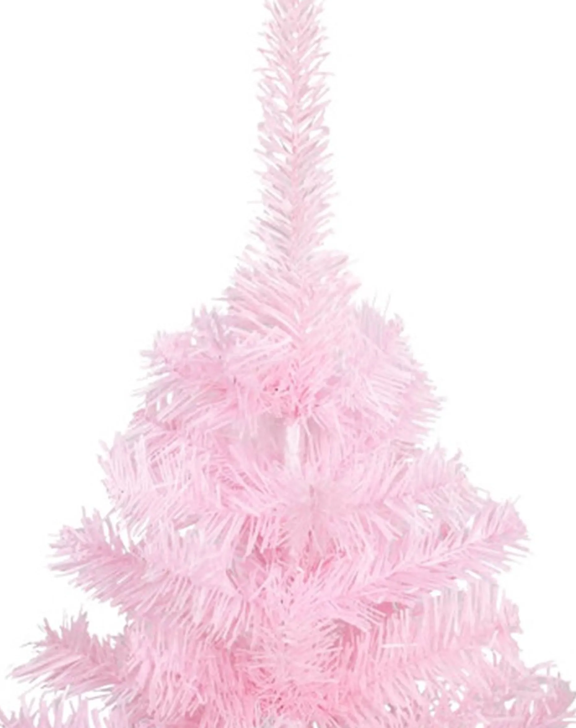 vidaXL Decoratieve Kerstbomen^ Kunstkerstboom Met Standaard 180 Cm Pvc Roze