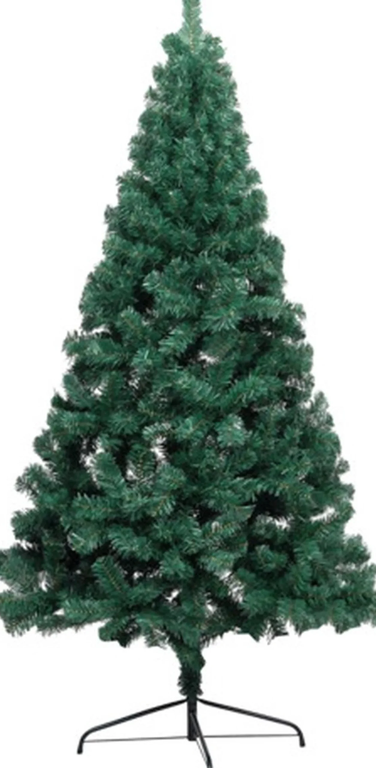 vidaXL Decoratieve Kerstbomen^ Kunstkerstboom Met Standaard Half 120 Cm Pvc Groen