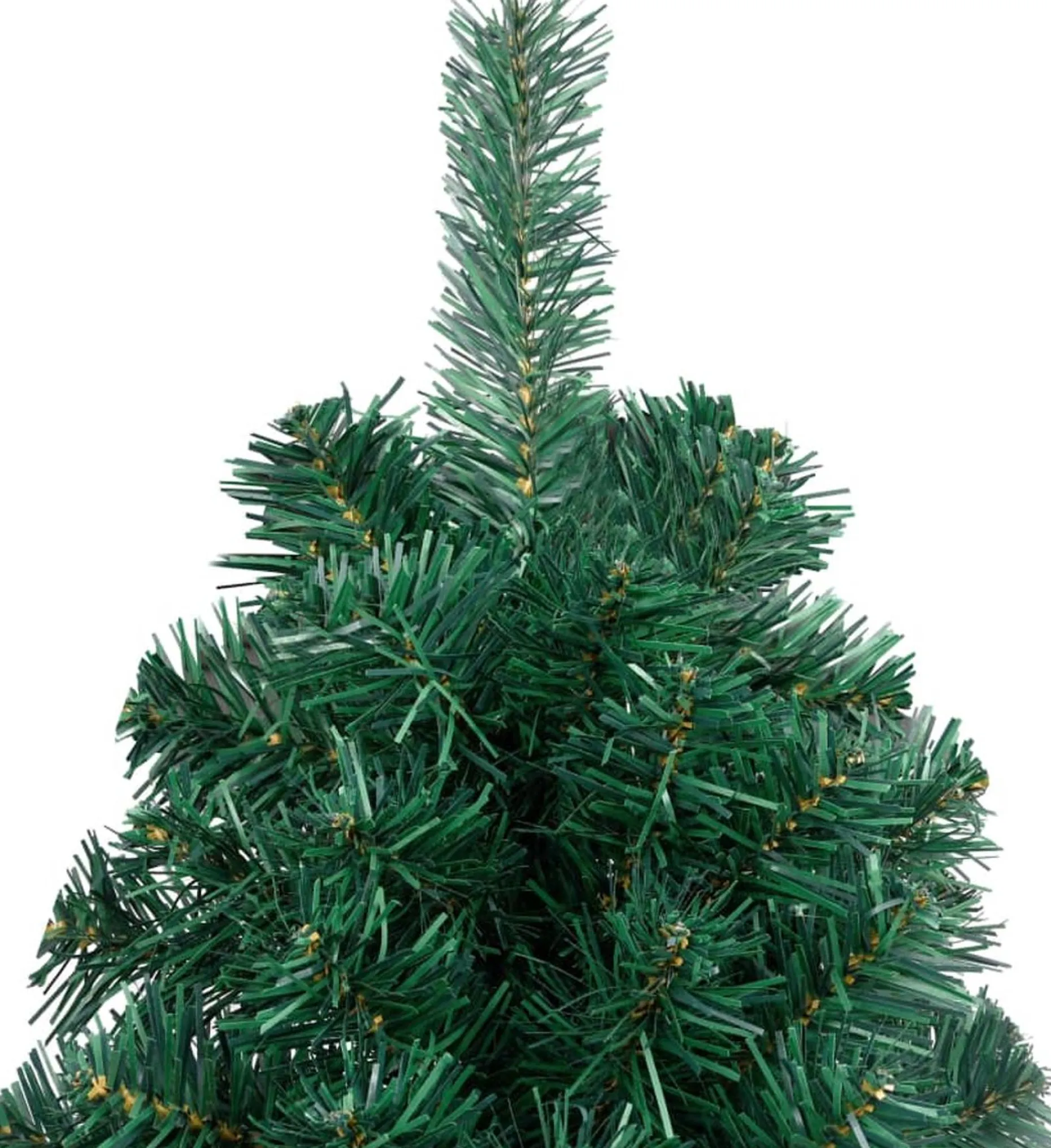 vidaXL Decoratieve Kerstbomen^ Kunstkerstboom Met Standaard Half 150 Cm Pvc Groen