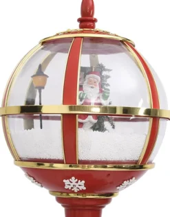 vidaXL Verlichte Kerstfiguren^ Straatlantaarn Met Kerstman Led 175 Cm