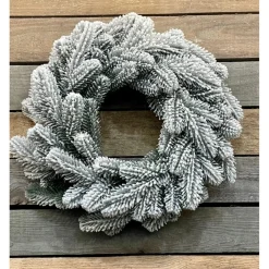 Virpol - Kerstkrans 40Cm- Premium - Groen Met Sneeuw - Natuurlijke En Elegante Uitstraling Best