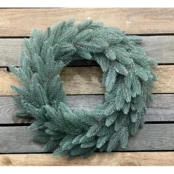 Virpol - Kerstkrans 40Cm / 80 Takken - Groen En Zilver Flash Sale