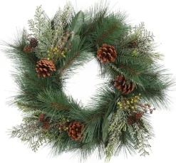 Viv! Home Luxuries Kerstkrans Met Dennenappels - Groen - O30Cm Discount