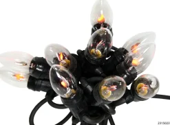 Svenska Living Kerstlichtsnoeren^Vlamverlichting 10 Lamps Flame Effect