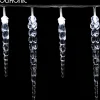 VOTRONIC Lichtslangen^Voltronic Kerstverlichting - Led Ijspegel Verlichting - Kerstverlichting Ijspegel Buiten - 40 Ijspegels - 10.5 Meter Kabel - Wit