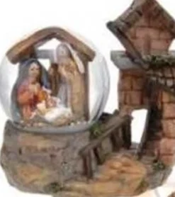 Bouwman Waterbal Met Kerstvoorstelling En Sneeuweffect Nr 1 Fashion
