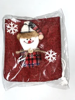 Non Merk Wijnfles Kerstsok Decoratie- Wijnfles Decoratie -Diner- Wijn- Fles- Kerstcadeau- Wijnfleshouder Outlet