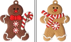 Winkrs - 12X Koekemannetje - Gingerbread Bear - Kerstboom Decoratie - 7 X 5 Cm Best Sale