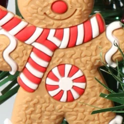 Winkrs - 12X Koekemannetje - Gingerbread Bear - Kerstboom Decoratie - 7 X 5 Cm Best Sale