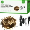 WOOX Kerstlichtsnoeren^ R5170 Slimme Kerstverlichting Wi-Fi 40 Meter, 400Leds, 230 Lumen, Warm-Wit Met Dim En Geluid