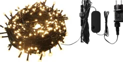 WOOX Kerstlichtsnoeren^ R5170 Slimme Kerstverlichting Wi-Fi 40 Meter, 400Leds, 230 Lumen, Warm-Wit Met Dim En Geluid