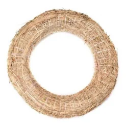 Merkloos 2X Decoratie Krans Van Stro 35 Cm - Diy Kransen Maken - Kerst Deurkrans - Herfststukje Maken Outlet