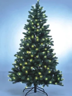 Xenotec Kunstkerstbomen^ Kerstboom Met Led-Verlichting, 166 Leds, 150 Cm, Met Voet