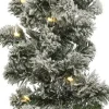 Merkloos 3X Groene Dennenslingers Met Sneeuw En Verlichting 270 X 25 Cm - Kerstslingers / Dennen Slingers / Takken Sale