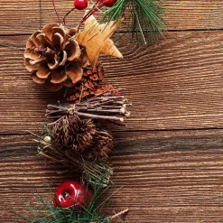 Selwo 6 X Kerstdecoratie In Zak Met Kegels, Sterren En Takken, Strooidecoratie, Kerstdecoratie, Tafeldecoratie, Adventskrans, Knutselaccessoires (6 X Zak: Dennenappels, Sterren, Vlokken) Discount