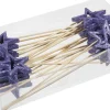 Othmar Decorations 24X Kerststukje Onderdelen E Stekers Met Open Ster 6 Cm - Kerststukje Maken Onderdelen Paars Shop