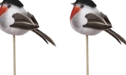Othmar Decorations 12X Kerststukje Onderdelen Stekers Met Vogeltjes 9,5 Cm - Kerststukje Maken Onderdelen Flash Sale