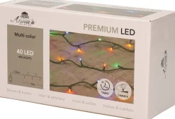 Anna's Collection Kerstlichtsnoeren^1X Kerstverlichting 40 Gekleurde Leds Met Dimmer En Timer - Voor Buiten En Binnen - Boomverlichting